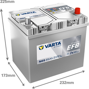 Acumulator Varta Dynamic EFB 65 Ah 565501065K262 – imagine 2