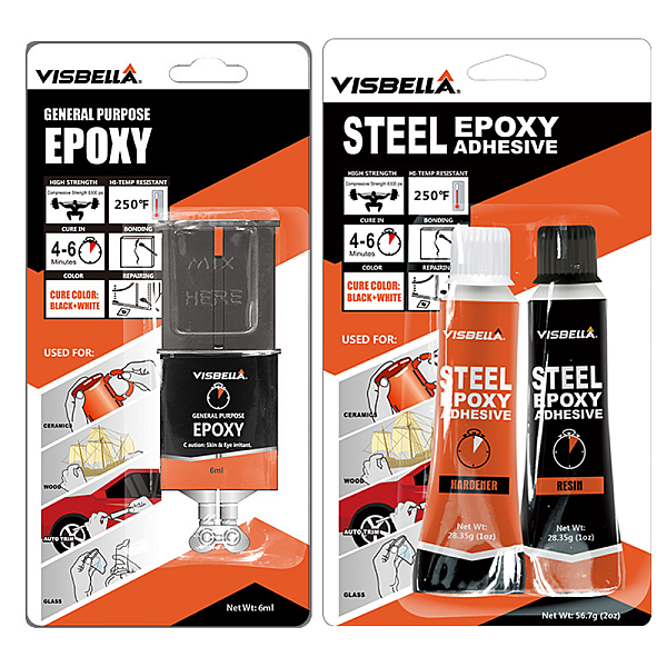 Adeziv bicomponent negru-alb Visbella 28g 51226