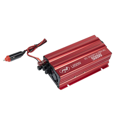 Invertor de tensiune Pni L650W, alimentare duala 12V/24V, iesire 230V, 500W, sinus modificat, mufa USB 5V 500MAH, cu clesti alimentare si mufa de bricheta inclusa PNI-L650W-DV – imagine 12