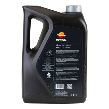 Ulei motor Repsol GIANT 7530 15W40 5L RPP1042QFB – imagine 3
