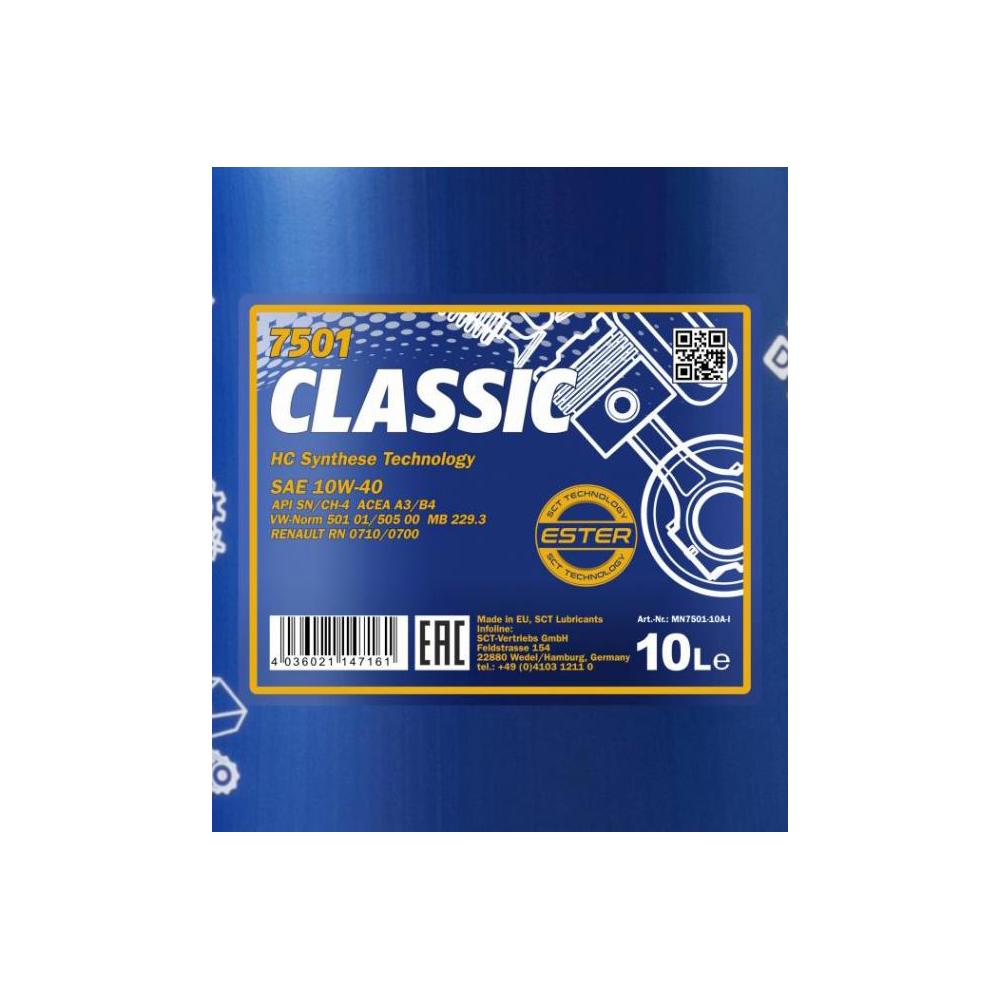 Mannol classic 10W-40- 10L MN7501-10