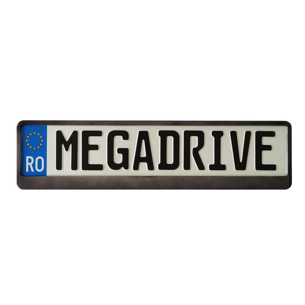 Suport numar inmatriculare Mega Drive metalizat graphite 1 buc 45182