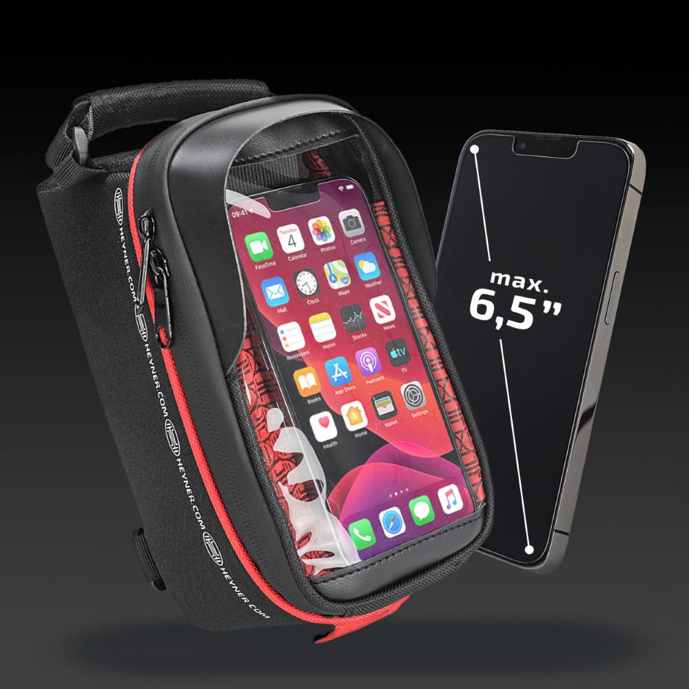 Gentuta impermeabila pentru bicicleta cu suport telefon Heyner 734100