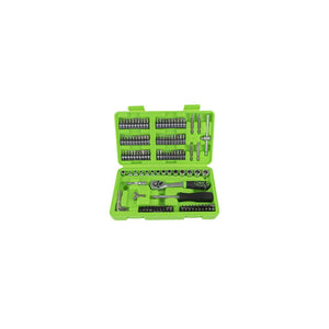 Set biti si tubulare 1/4` cu surubelnita si clichet 130 buc Jbm 53953