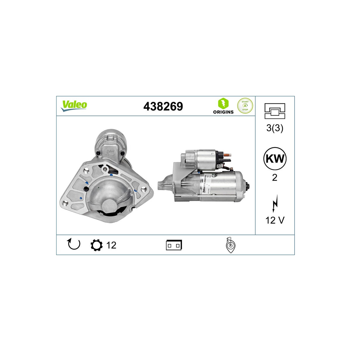 Electromotor new stop.start Valeo 438269 – imagine 3