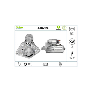 Electromotor new stop.start Valeo 438269 – imagine 3