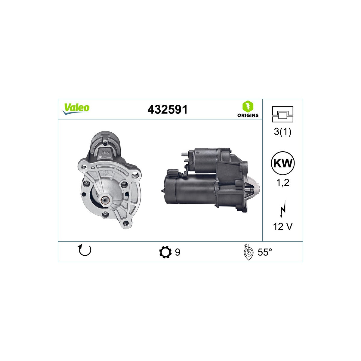 Electromotor Valeo 432591