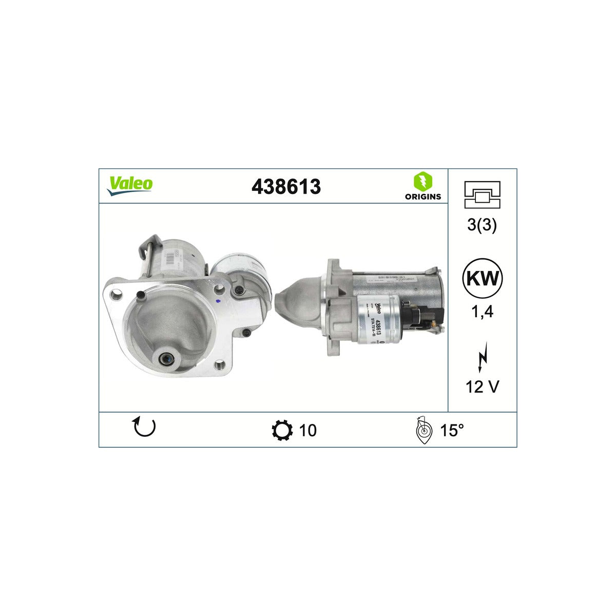 Electromotor Valeo 438613 – imagine 3