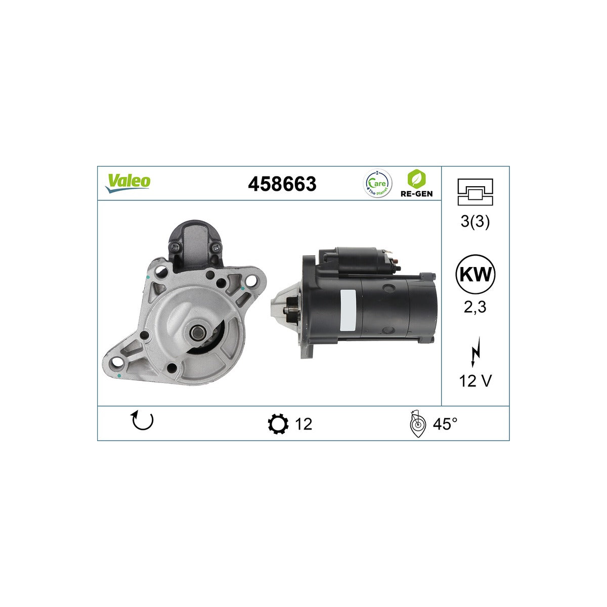 Electromotor Valeo 458663