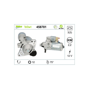 Electromotor Valeo 458781