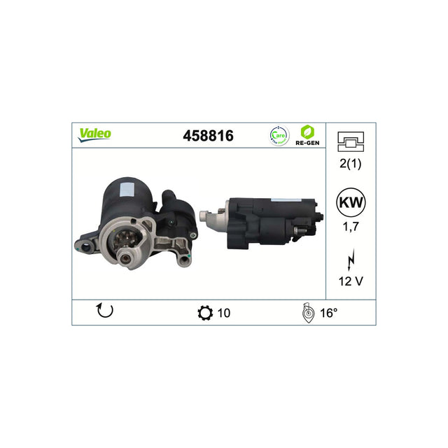 Electromotor Valeo 458816