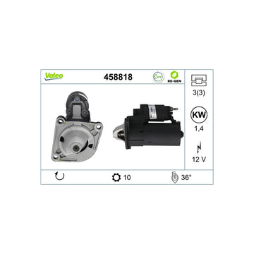 Electromotor Valeo 458818