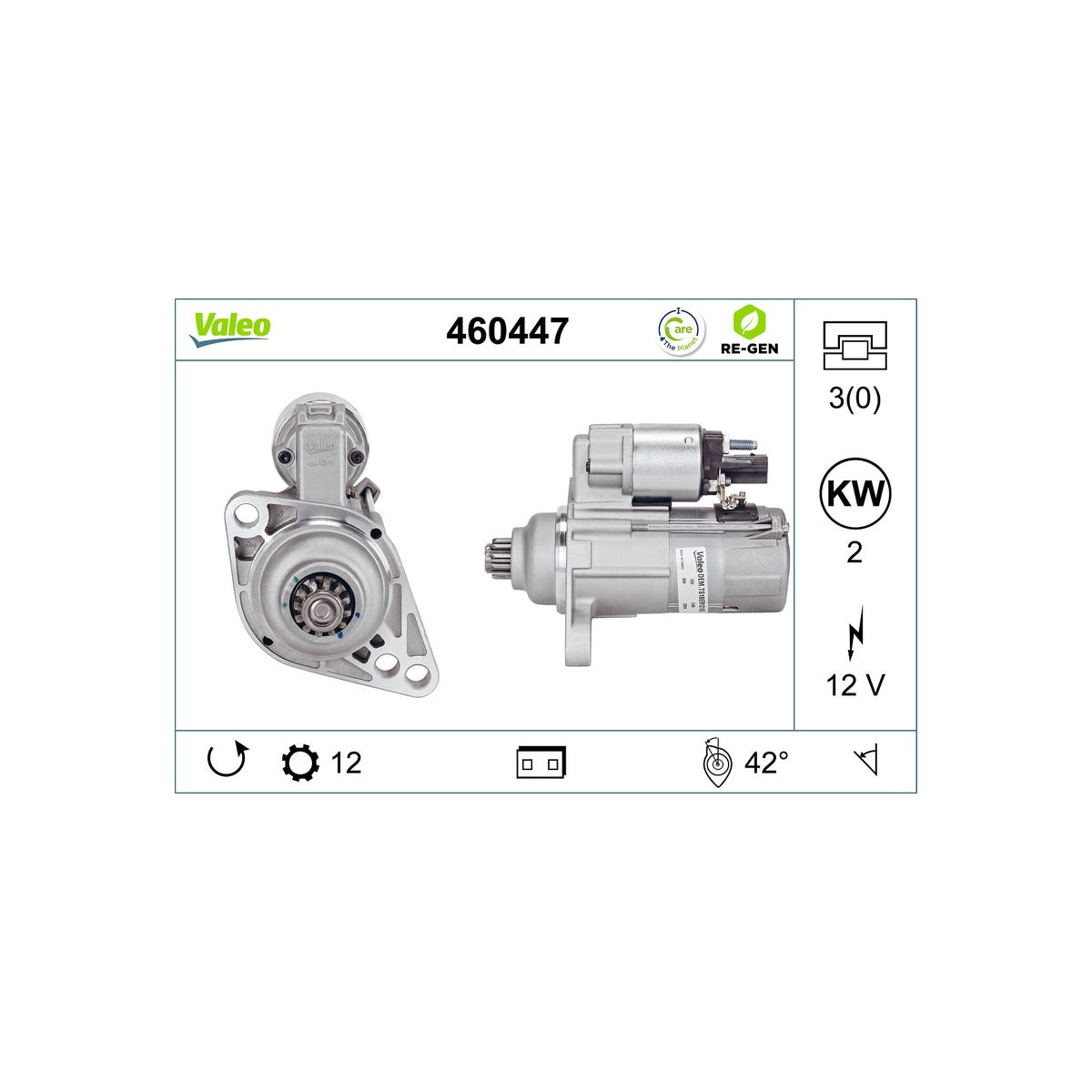 Electromotor Valeo 460447