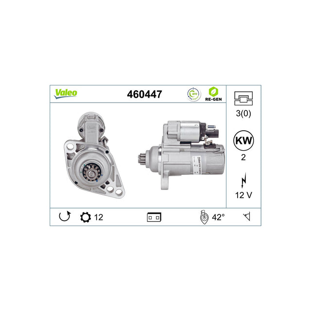 Electromotor Valeo 460447
