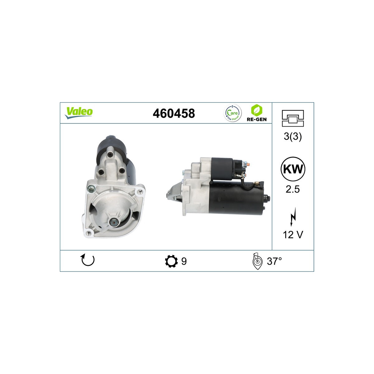 Electromotor Valeo 460458