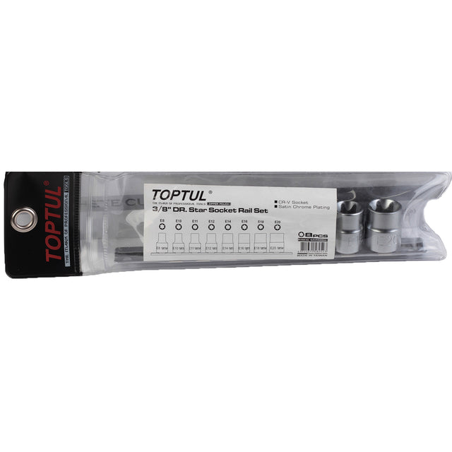 Set tubulare 3/8 8buc. 8 Piese Toptul GAAG0802