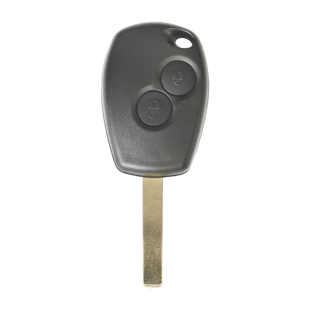 Carcasa cheie contact pentru Dacia Logan / Sandero 2 butoane. cu profil semifabricat cheie Akonen 004RN010