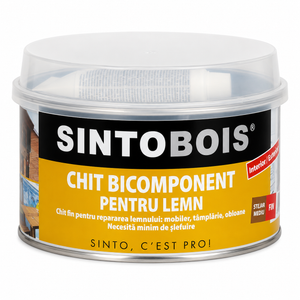 Chit fin pentru lemn bicomponent poliester 1000 ml