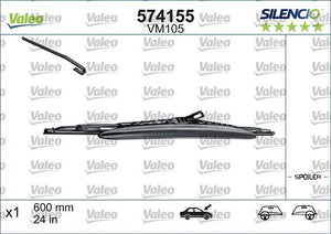 Stergator Valeo Silencio Performance 600mm 574155