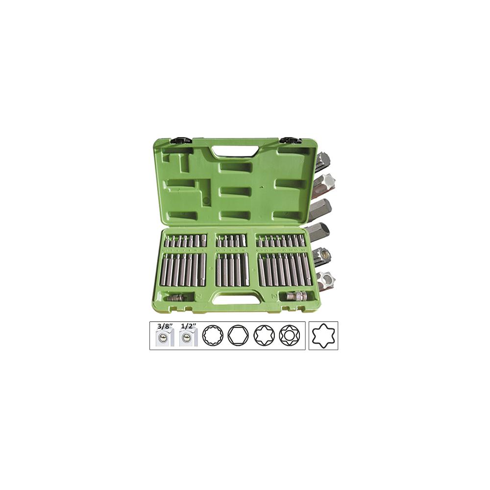 Trusa speciala cu 40 capete surubelnita pentru suruburi torx 12-6 fete Jbm 50983