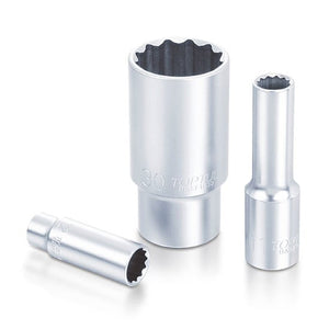 Cheie tubulara lunga 3/8 17mm 12PT Toptul BAEF1217