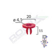 Clips fixare elemente motor pentru Ford 11X20MM - rosu set 10 buc Romix A82020
