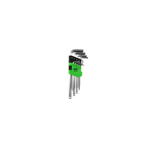 Set de 9 chei imbus L scurte cu cap rotund Jbm 53740