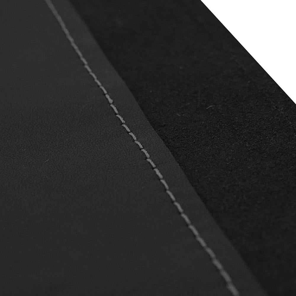 Husa volan cu snur piele naturala negru 37-38 cm Umbrella 45614