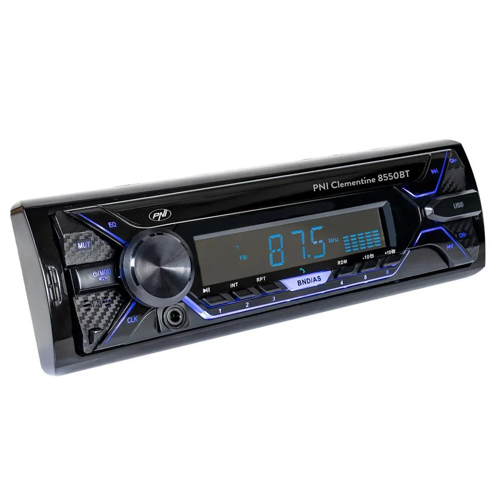 Radio MP3 player auto Pni clementine 8550BT, fata detasabila, 4X45W, 12V, 1 din, cu sd, USB, aux, rca PNI-MP3-8550 – imagine 14