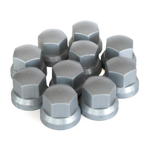 Set 10 bucati capac plastic pentru prezon roata 33 mm gri 41 mm Mega Drive NN33S