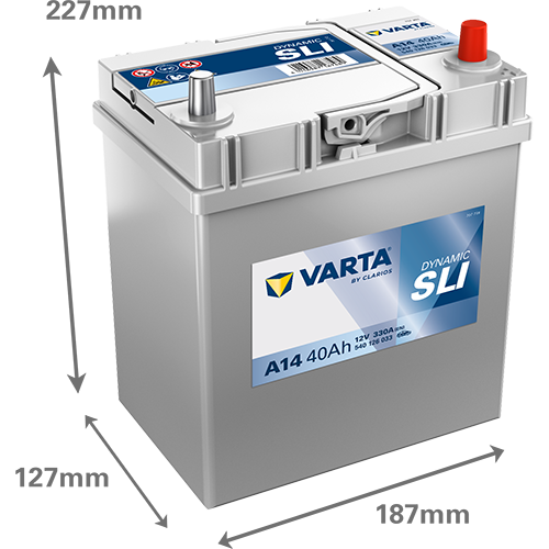Acumulator Varta Blue Dynamic 40Ah [Tico] 540126033K262 – imagine 4