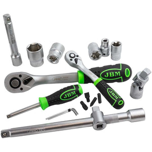 Trusa de tubulare hexagonale cu 108 piese Jbm 54037
