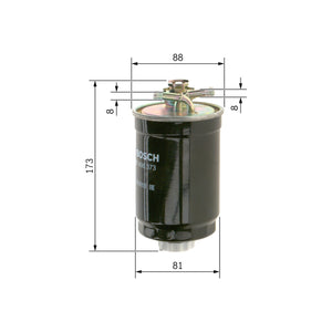 Filtru combustibil Bosch 0 450 906 373 – imagine 3