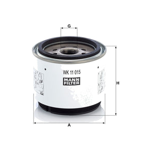Filtru combustibil Mann-filter WK11015X – imagine 3