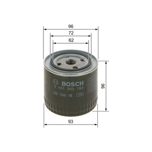 Filtru ulei Bosch 0 451 203 154 – imagine 2