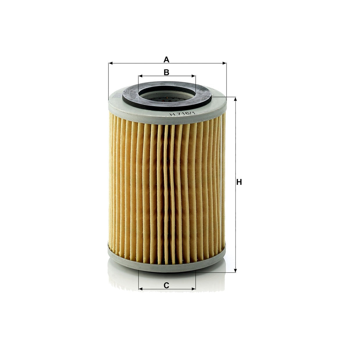 Filtru ulei cartus Mann-filter H7161X – imagine 3