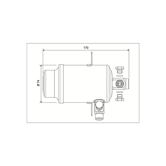 Filtru uscator AC Valeo 596690
