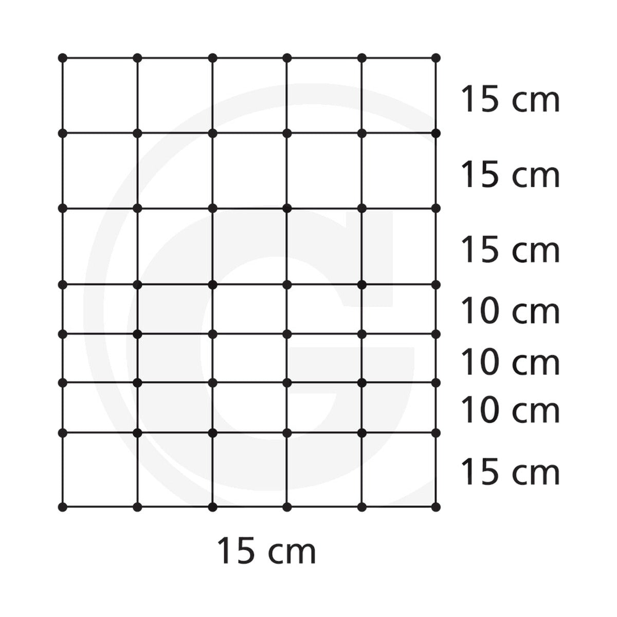 Schita dimensiuni Gard electric GRANIT 58058070