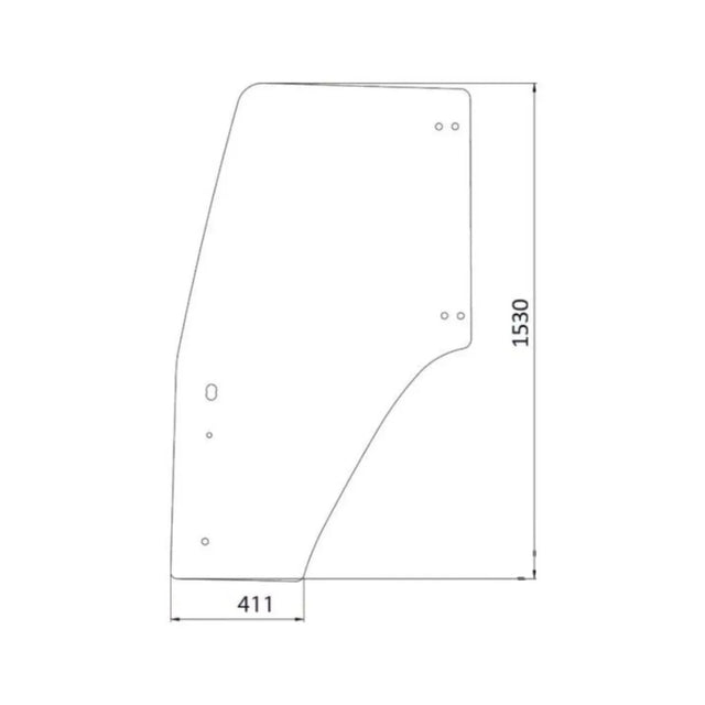 Geam usa stanga Fiat 82036001