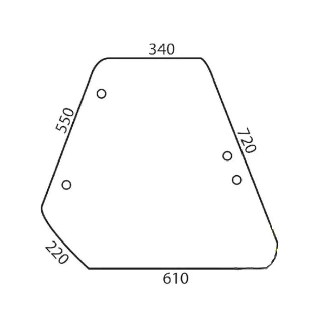 Geam usa stanga sau dreapta Fiat 5124412