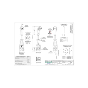 Joystick distribuitor hidraulic INDEMAR ID-6140 – imagine 2