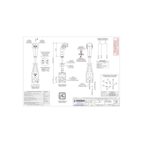 Joystick distribuitor hidraulic INDEMAR ID-6141 – imagine 2