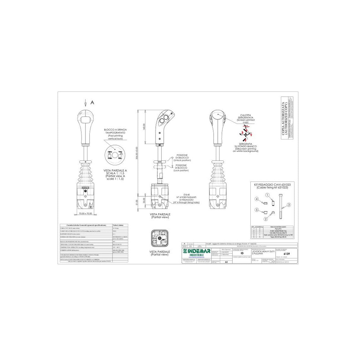 Joystick distribuitor hidraulic INDEMAR ID-6139 – imagine 2