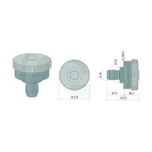 Schita dimensiuni KOCKON M2 80 XL PL-CAP GRANIT 374824512015