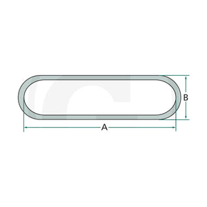Schita dimensiuni Lant C pewag 460G0301B30100/10