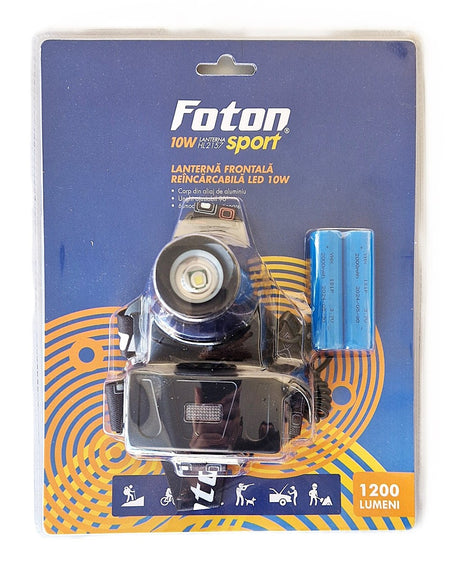 Lanterna frontala reincarcabila Foton Sport HL-2157 10W 1200 lumeni 304142158 – imagine 2