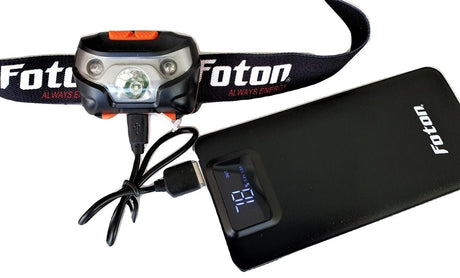 Lanterna frontala reincarcabila Foton Sport HL5643 3W+Rosu 120 lumeni 304145643 – imagine 4