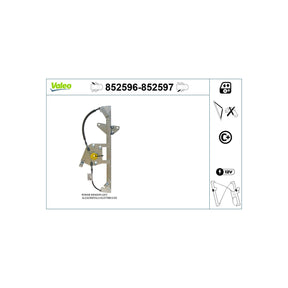 Macara geam spate dr. Valeo 852597