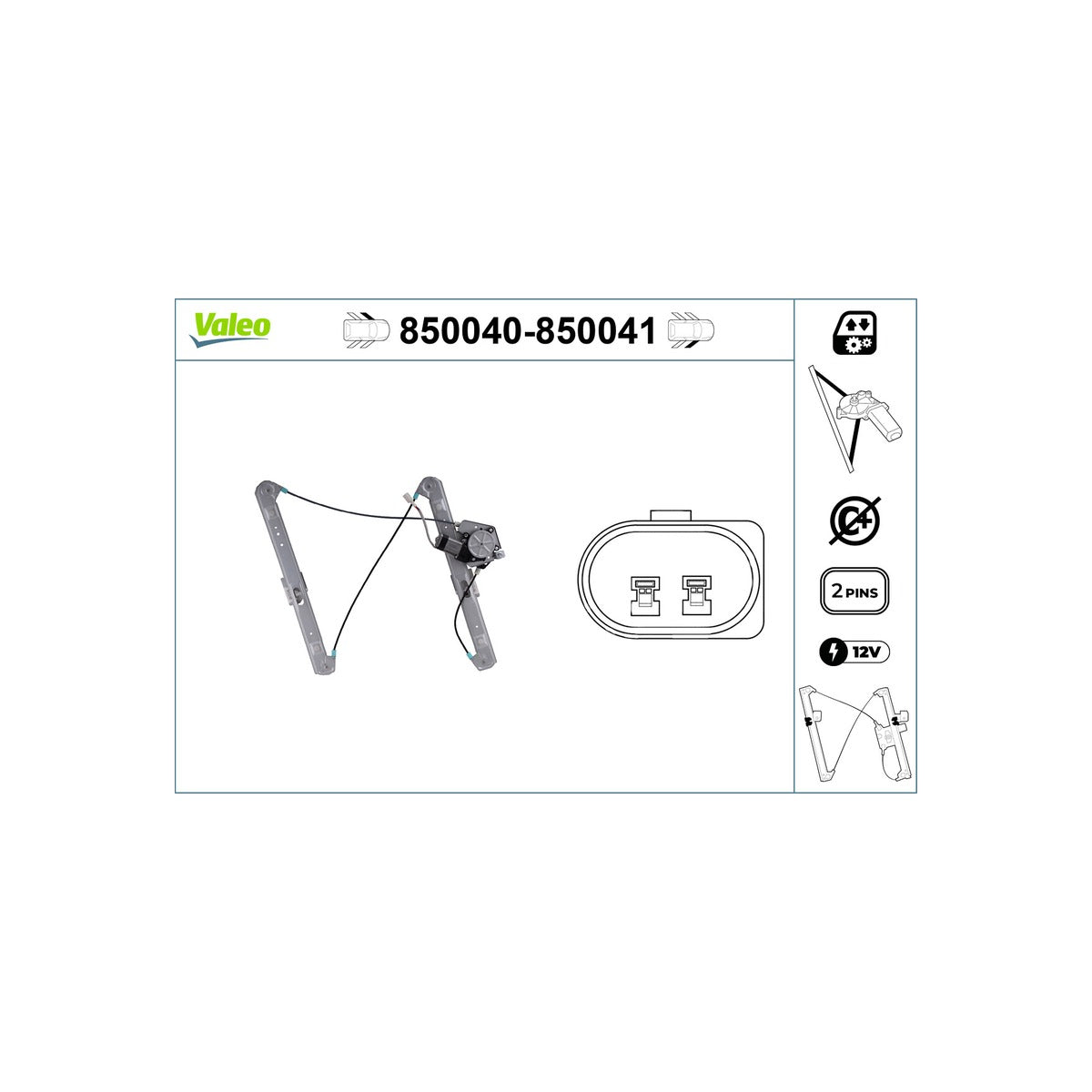 Macara geam Valeo 850040