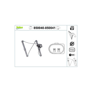 Macara geam Valeo 850040